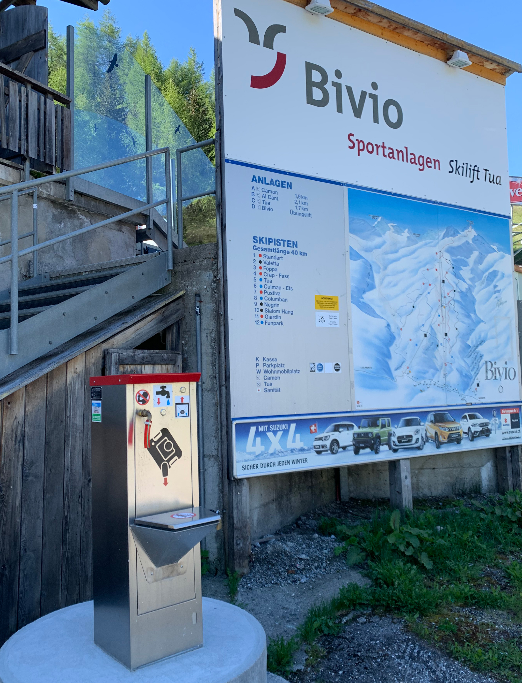 Camper Wc Wash Area sosta Bivio